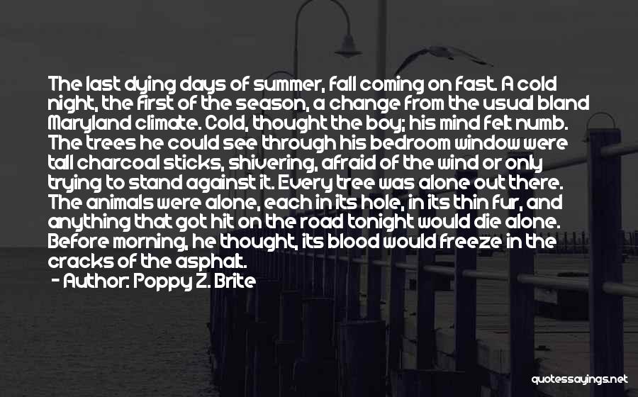 Cold Out Quotes By Poppy Z. Brite