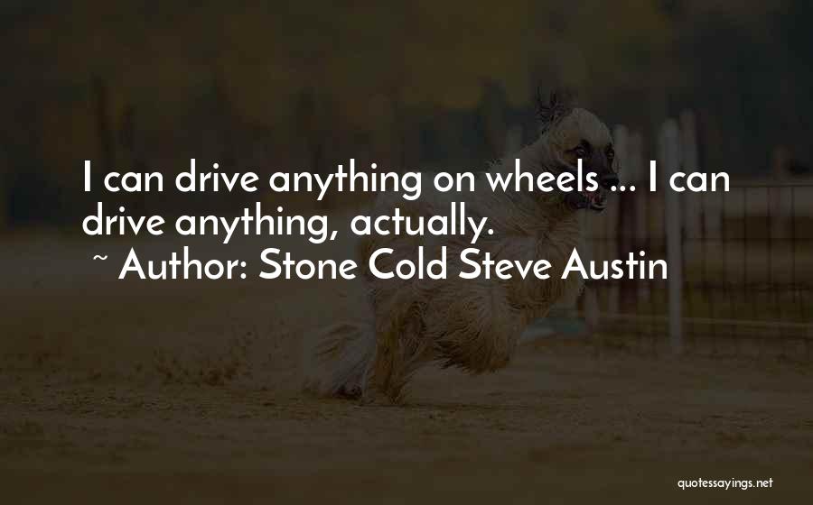 Cold Stone Steve Austin Quotes By Stone Cold Steve Austin