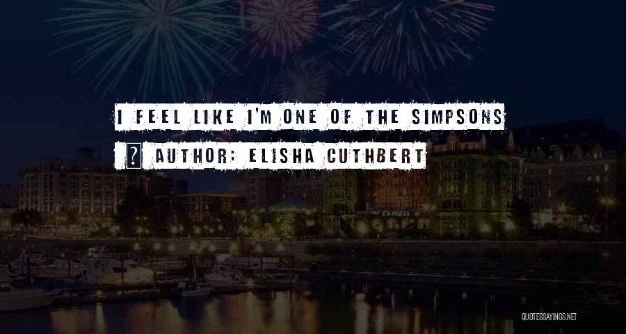 Cold Sunday Morning Quotes By Elisha Cuthbert