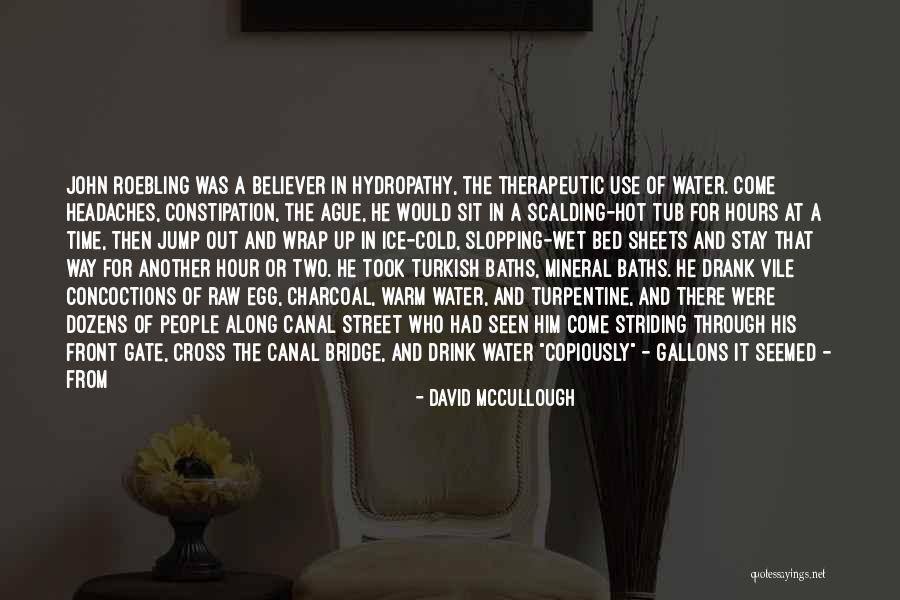 Cold Water Bath Quotes By David McCullough