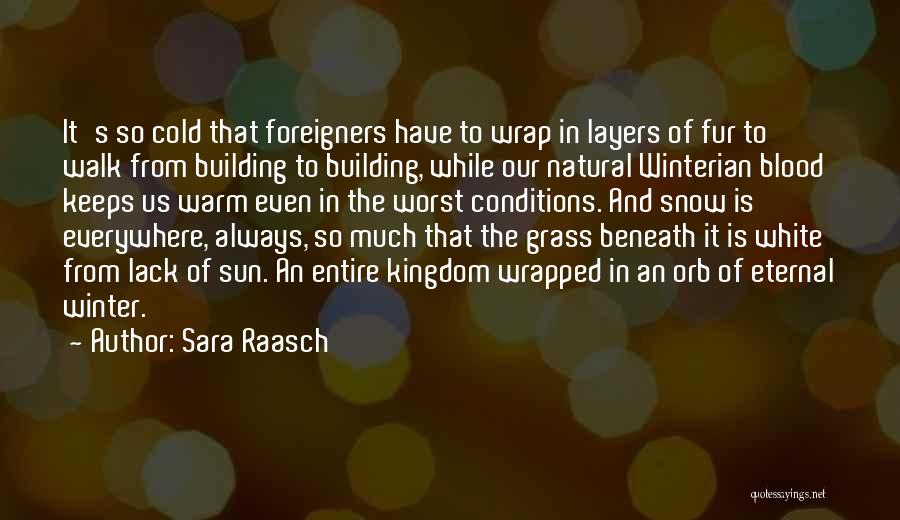 Cold Winter Snow Quotes By Sara Raasch