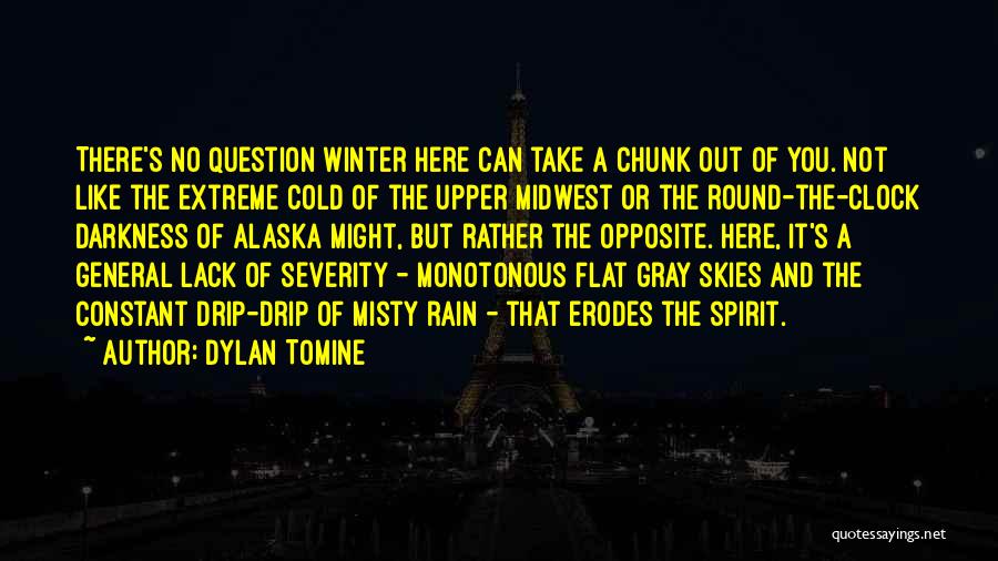 Cold Winter Weather Quotes By Dylan Tomine