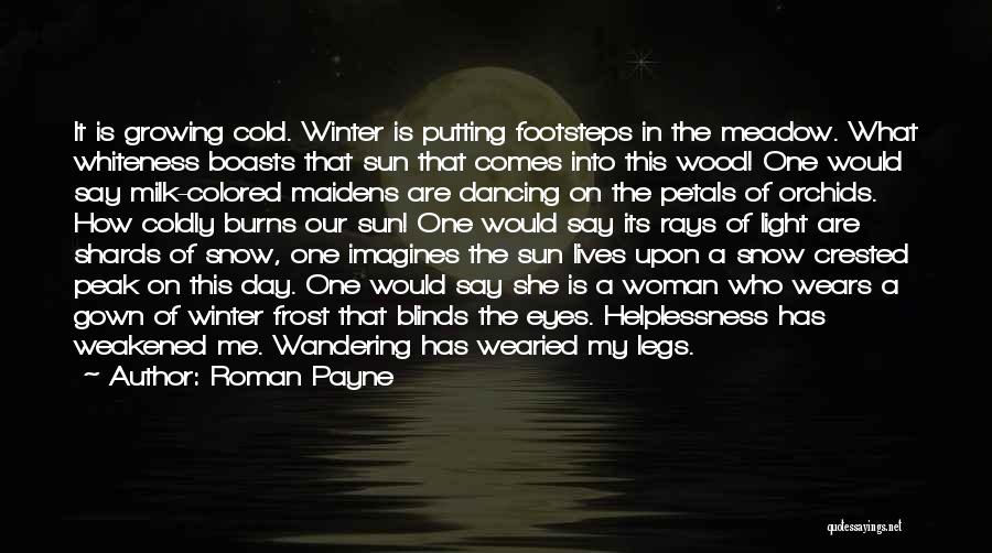 Cold Winter's Day Quotes By Roman Payne