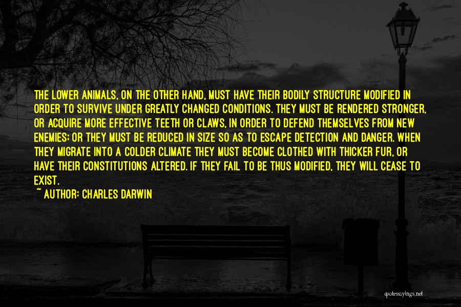 Colder Quotes By Charles Darwin