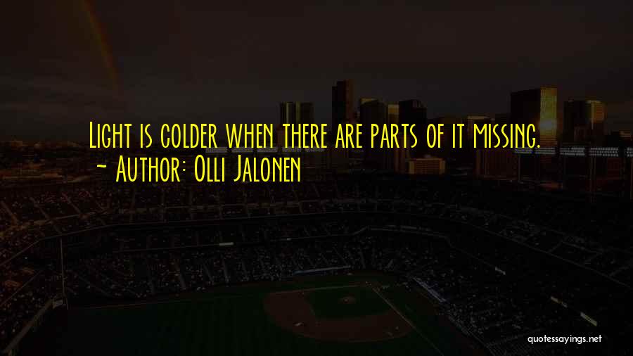 Colder Quotes By Olli Jalonen