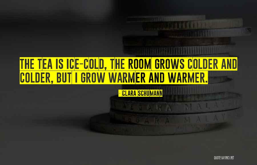 Colder Than Ice Quotes By Clara Schumann Colder Than Ice Quotes By Clara Schumann