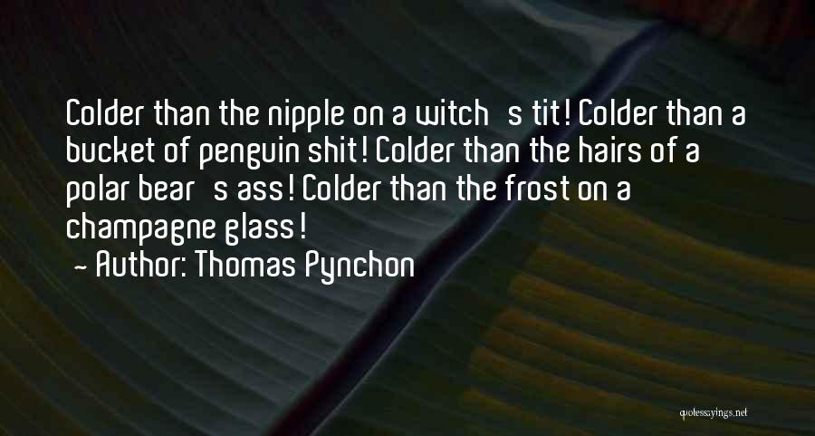 Colder Than Quotes By Thomas Pynchon