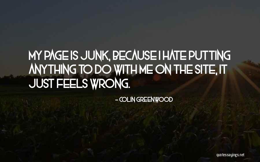 Colin Greenwood Quotes 100238 Colin Greenwood Quotes 100238
