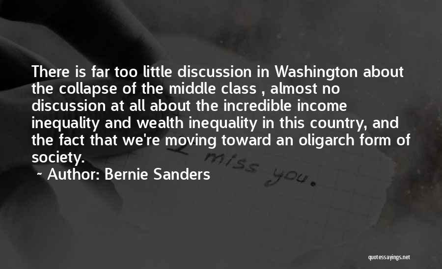 Collapse Of Society Quotes By Bernie Sanders