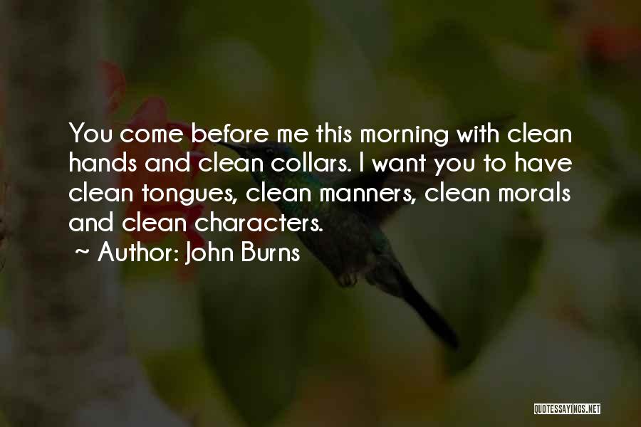 Collars Quotes By John Burns