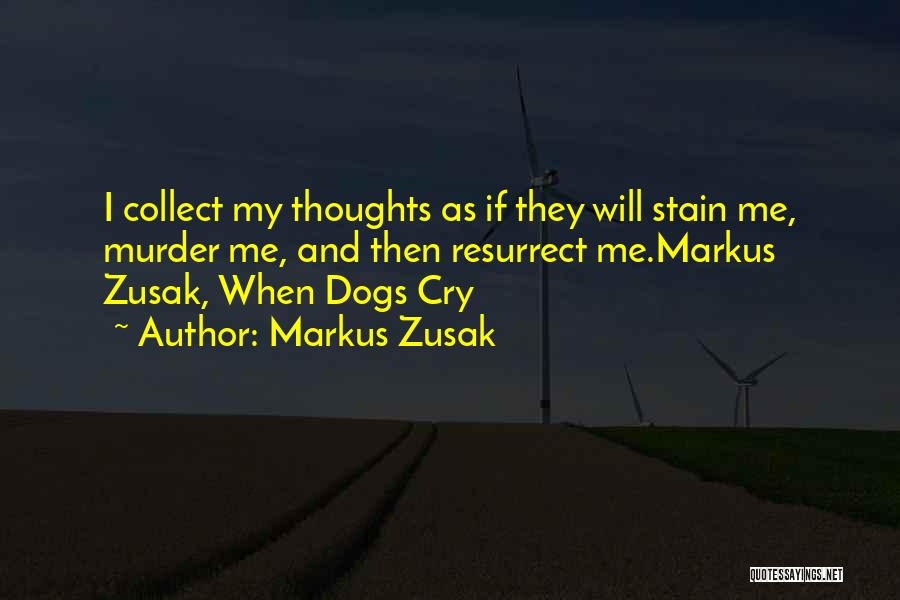 Collect My Thoughts Quotes By Markus Zusak