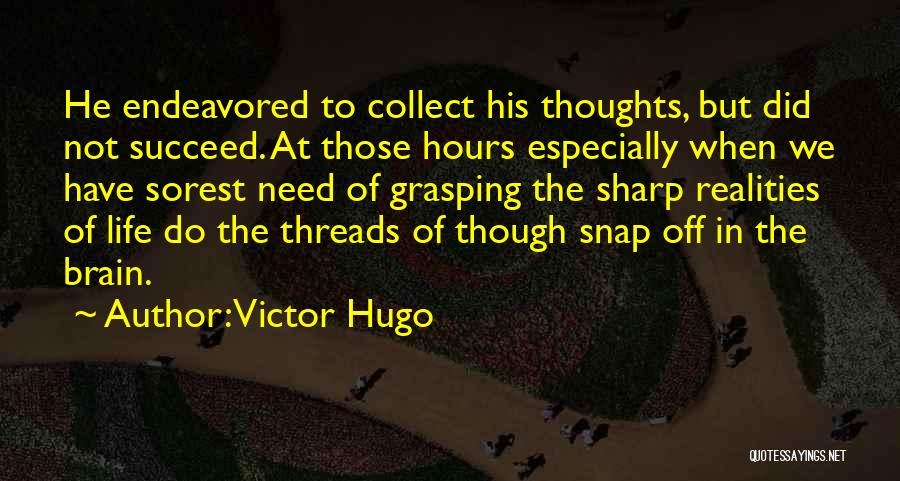 Collect My Thoughts Quotes By Victor Hugo