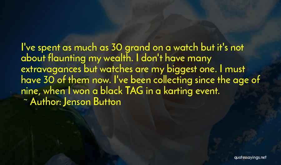 Collecting Watches Quotes By Jenson Button