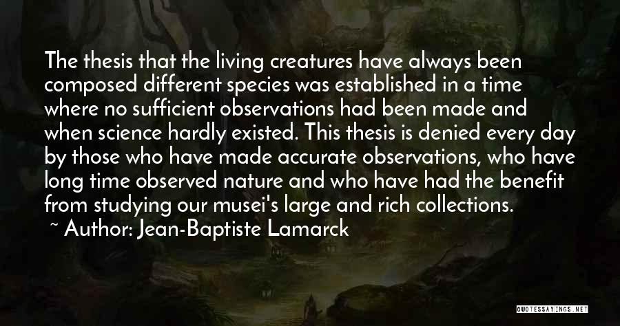 Collections Quotes By Jean-Baptiste Lamarck