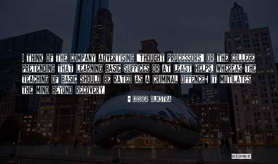Collectiva Noir Quotes By Edsger Dijkstra Collectiva Noir Quotes By Edsger Dijkstra