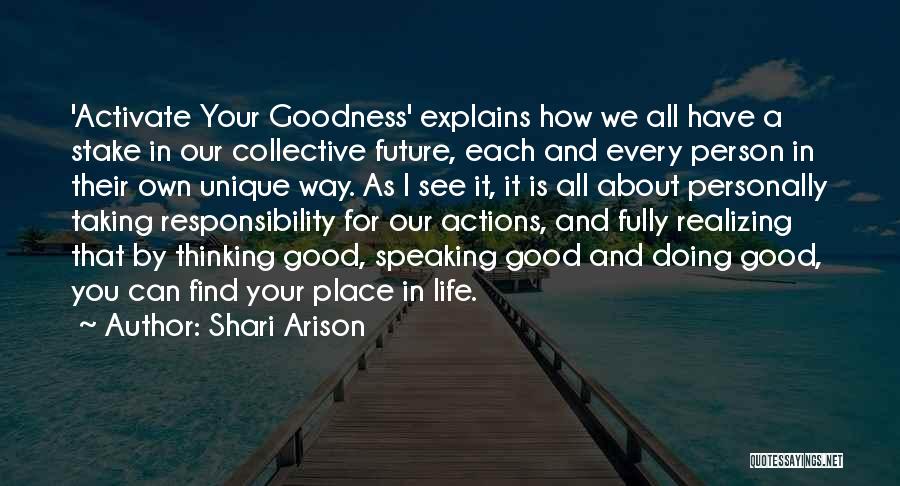 Collective Good Quotes By Shari Arison