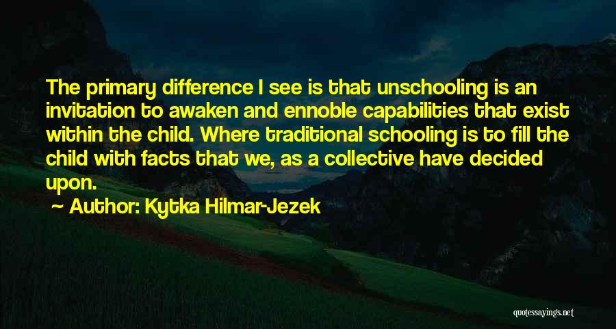 Collective Learning Quotes By Kytka Hilmar-Jezek