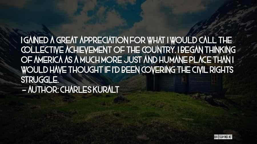 Collective Rights Quotes By Charles Kuralt