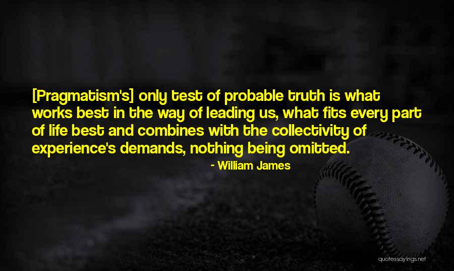 Collectivity Quotes By William James