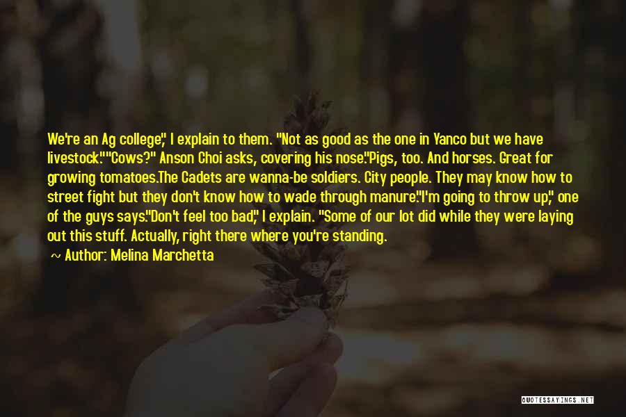 College And Growing Up Quotes By Melina Marchetta