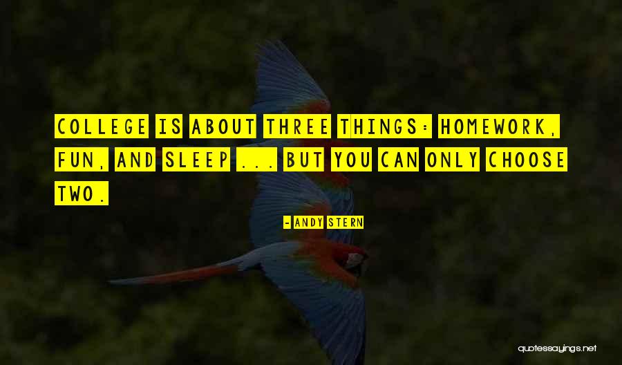 College And Having Fun Quotes By Andy Stern College And Having Fun Quotes By Andy Stern