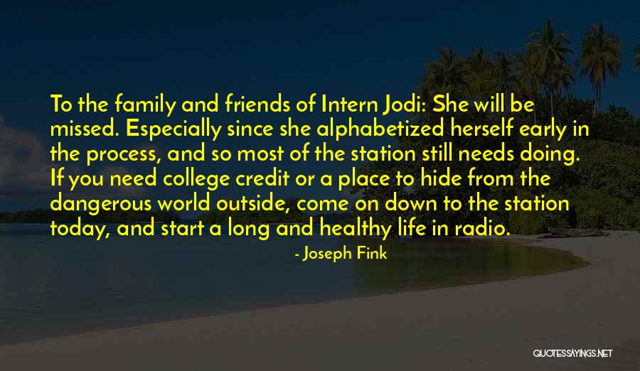 College And Life Quotes By Joseph Fink