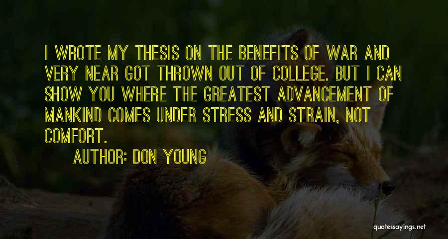 College And Stress Quotes By Don Young