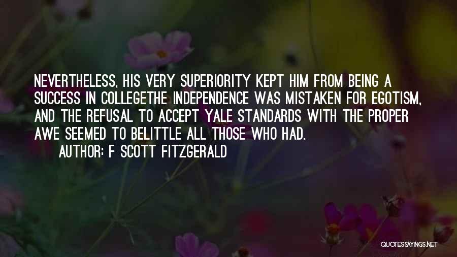 College And Success Quotes By F Scott Fitzgerald