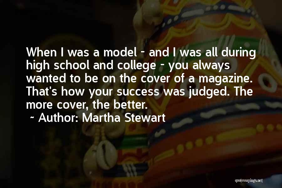 College And Success Quotes By Martha Stewart