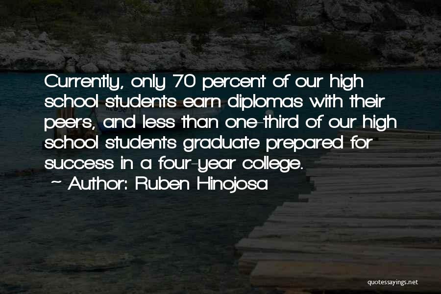 College And Success Quotes By Ruben Hinojosa