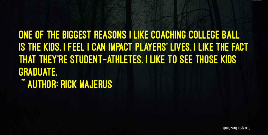 College Athletes Quotes By Rick Majerus