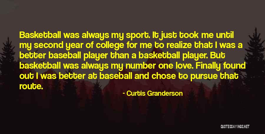 College Basketball Quotes By Curtis Granderson College Basketball Quotes By Curtis Granderson