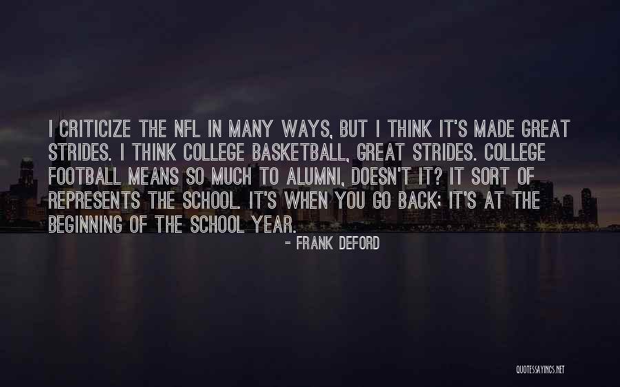 College Basketball Quotes By Frank Deford College Basketball Quotes By Frank Deford