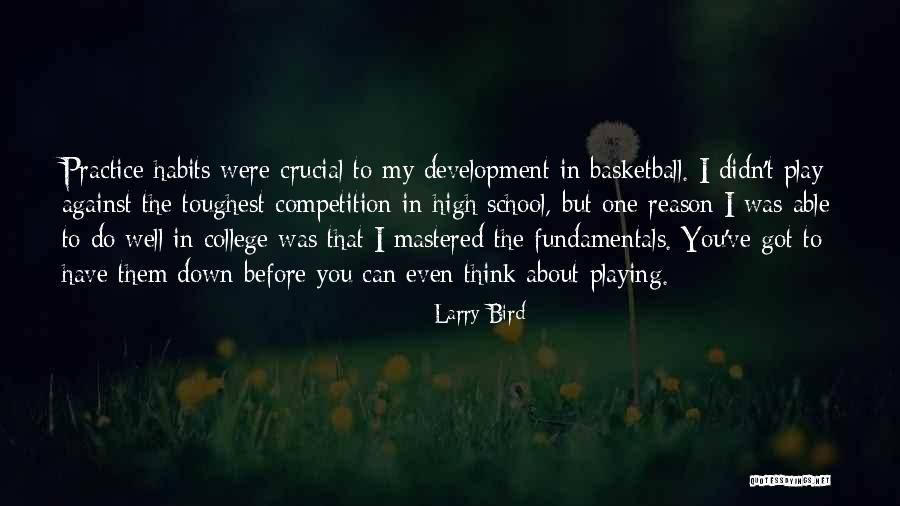 College Basketball Quotes By Larry Bird College Basketball Quotes By Larry Bird