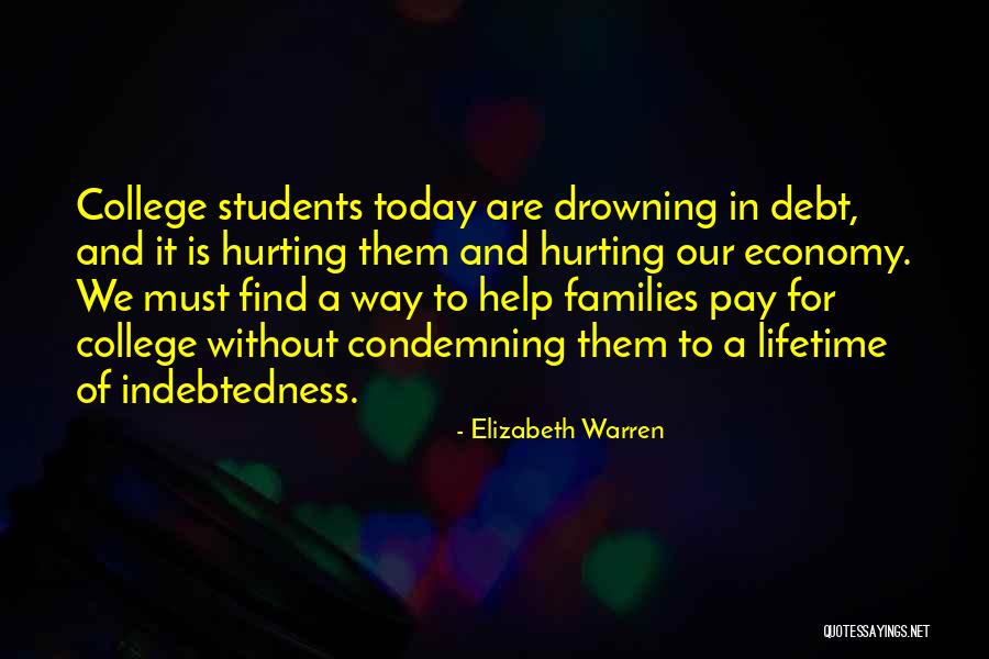 College Debt Quotes By Elizabeth Warren