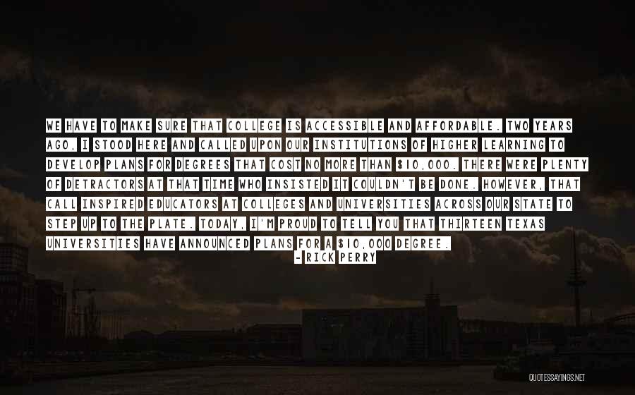College Degrees Quotes By Rick Perry College Degrees Quotes By Rick Perry
