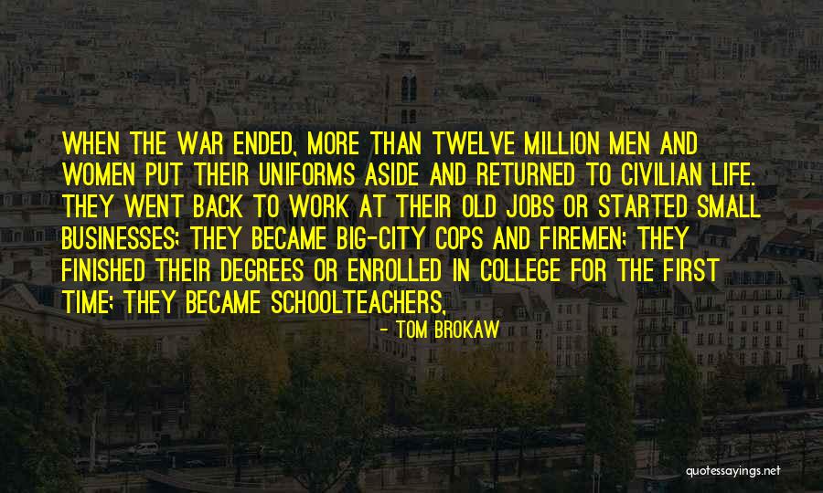 College Degrees Quotes By Tom Brokaw College Degrees Quotes By Tom Brokaw