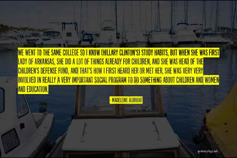 College Education Is Important Quotes By Madeleine Albright