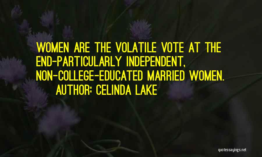 College End Quotes By Celinda Lake