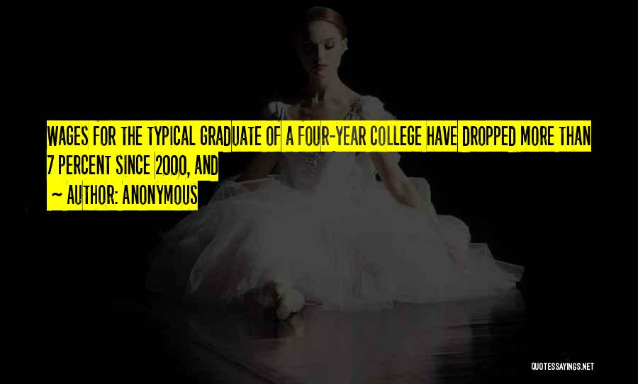 College Graduate Quotes By Anonymous