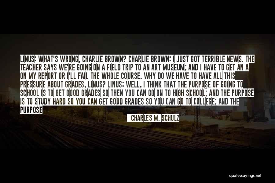 College Graduate Quotes By Charles M. Schulz