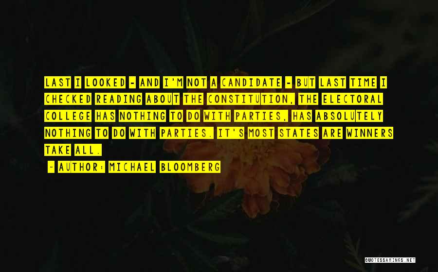 College Parties Quotes By Michael Bloomberg