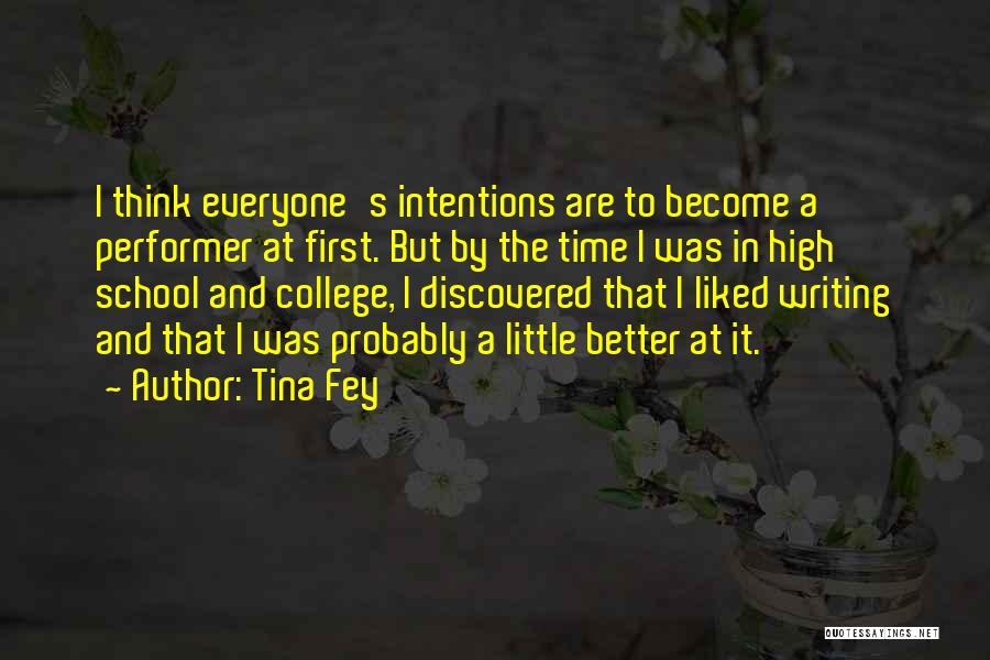 College Writing Quotes By Tina Fey