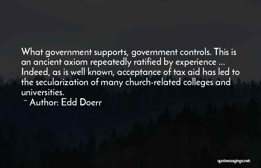 Colleges And Universities Quotes By Edd Doerr