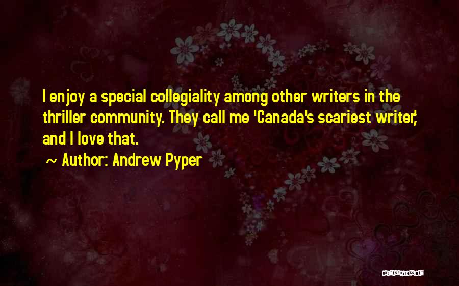 Collegiality Quotes By Andrew Pyper