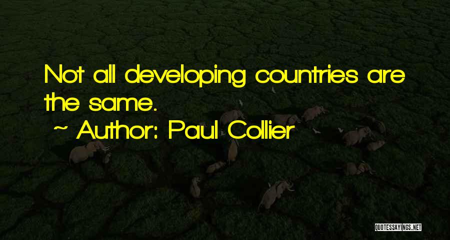 Collier Quotes By Paul Collier