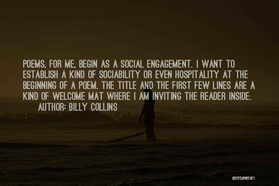 Collins Quotes By Billy Collins