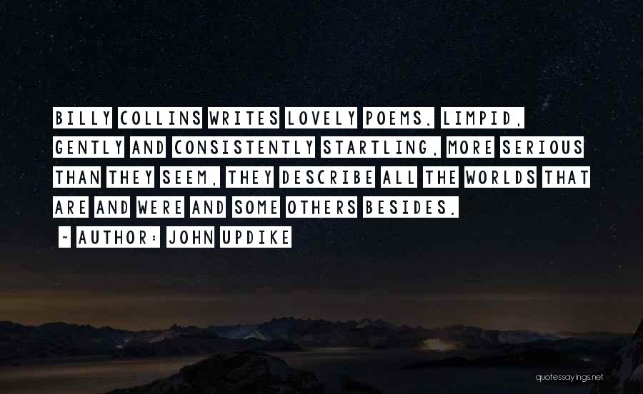 Collins Quotes By John Updike