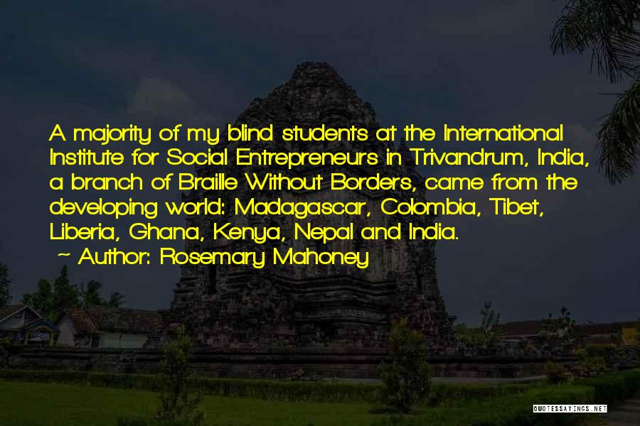 Colombia Quotes By Rosemary Mahoney