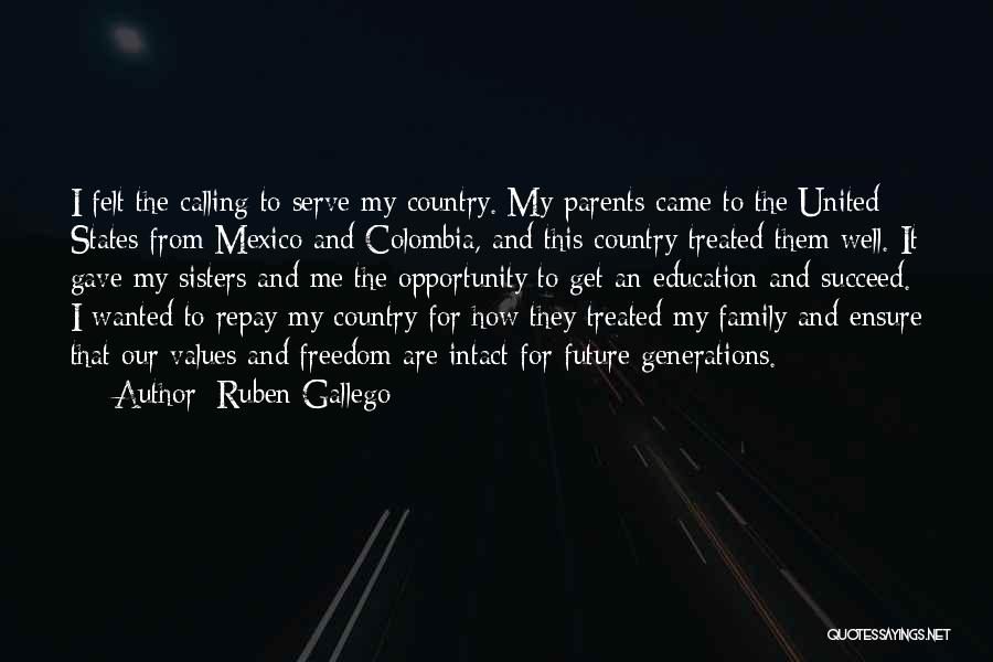 Colombia Quotes By Ruben Gallego